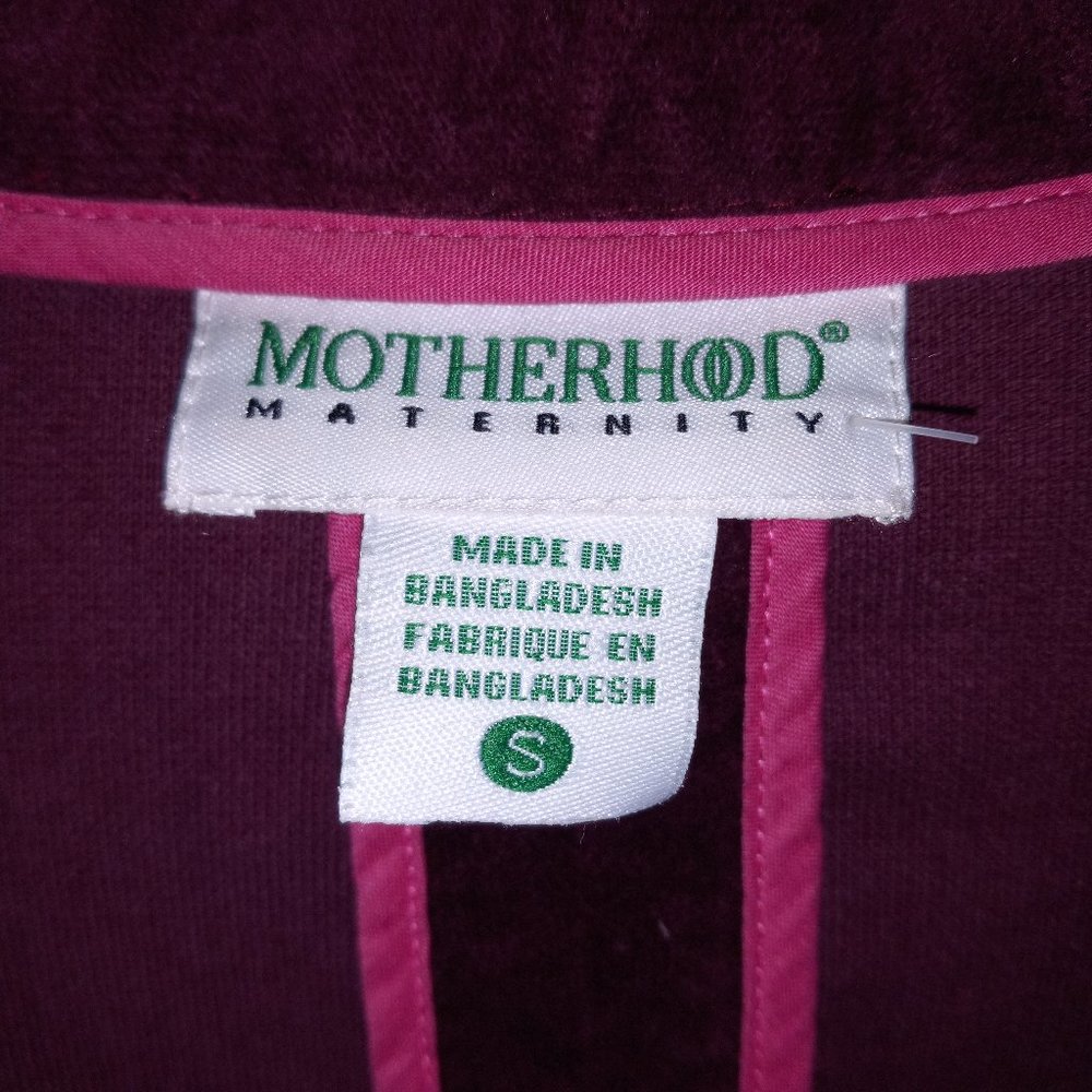 Dark Raspberry Maternity Blazer Size (S) - Picture 3 of 3